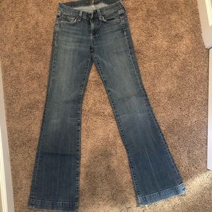 7 for All Mankind “Dojo” wide leg jeans
